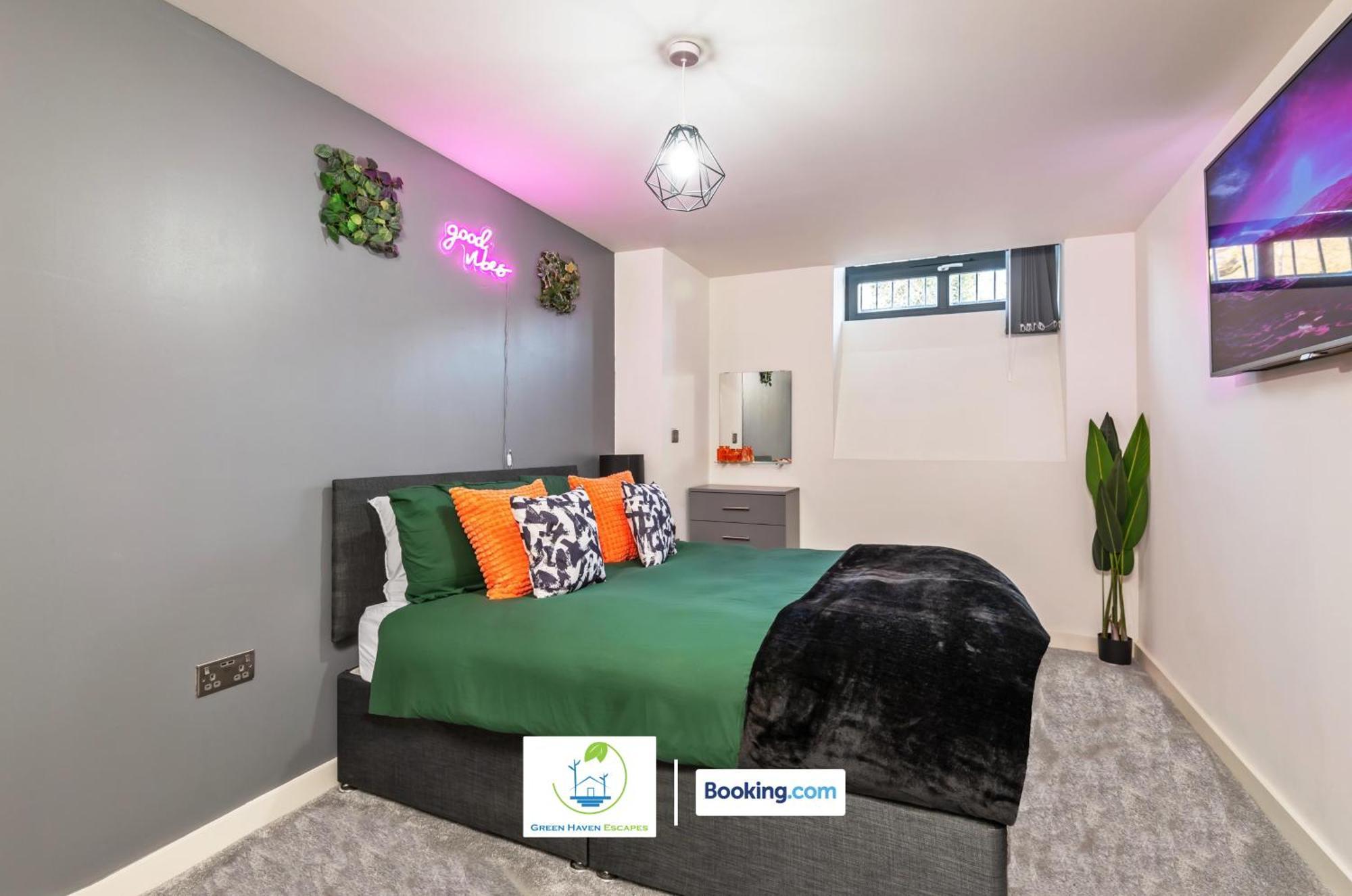 Spacious 1 Bedroom Apartment With 4K Cinema Experience By Green Haven Escapes In Bradford Bradford  Exteriör bild