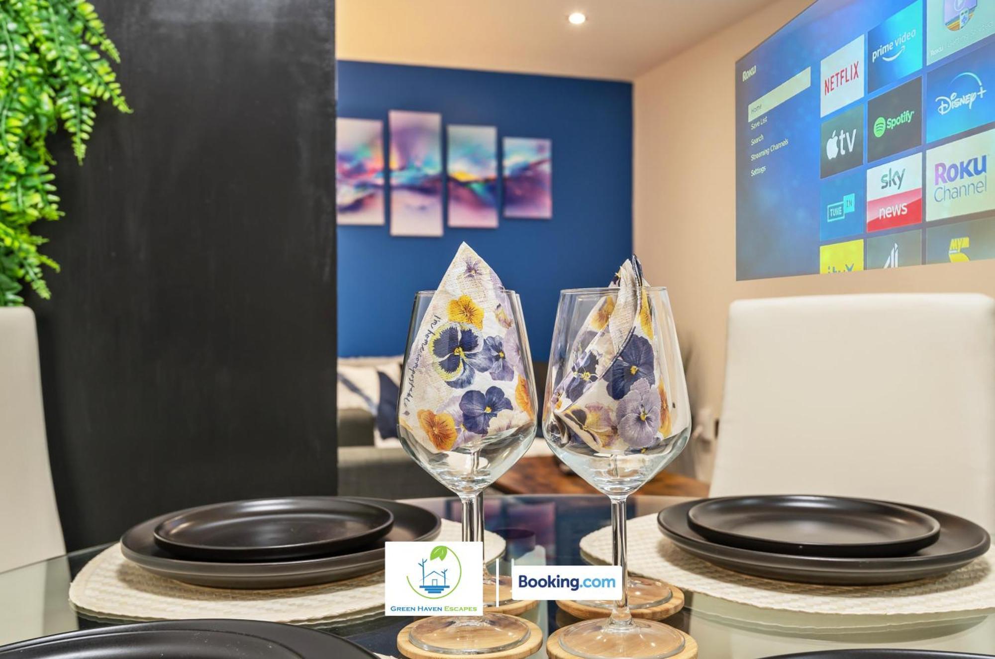 Spacious 1 Bedroom Apartment With 4K Cinema Experience By Green Haven Escapes In Bradford Bradford  Exteriör bild